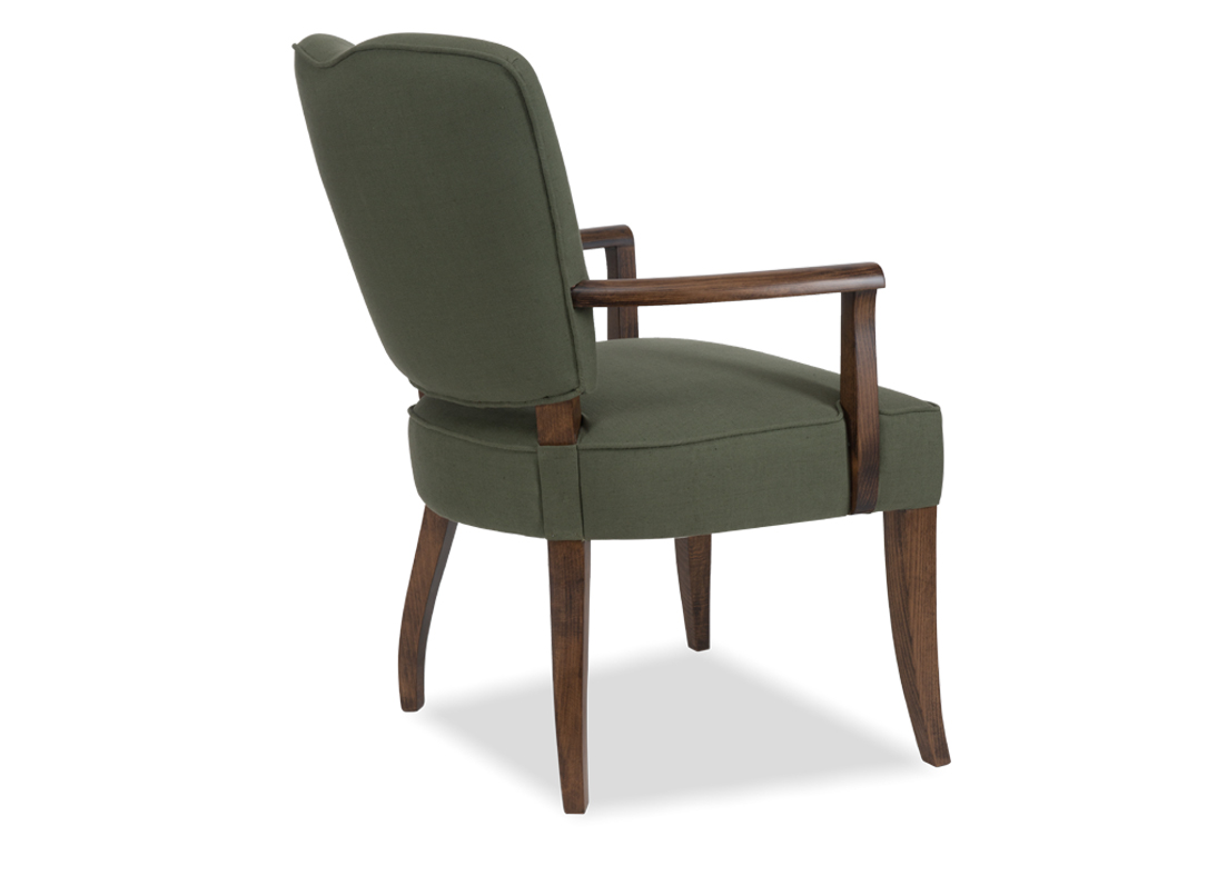 Shimla Accent Chair Spruce  Smoked Brown